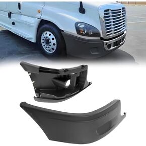 PENSUN Front Bumper End Cap Reinforcement Kit Fit For Freightliner Cascadia 2008-2017 Bumper Cover End Corner Extension Inner Mount Support W/O Fog Light Holes (Driver Left Side) in Kuwait