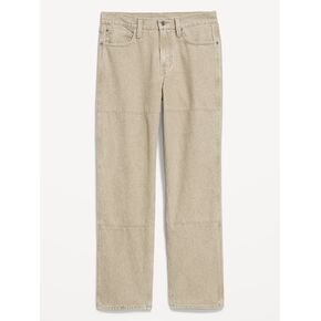 Old Navy 90s Loose Double-Knee Carpenter Jeans - Vintage Khaki in Kuwait
