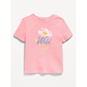 Old Navy Short-Sleeve Graphic T-Shirt for Toddler Girls - GLADIOLA in Kuwait