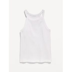 قميص بدون أكمام مضلع للفتيات الصغيرات من Old Navy - زنابق بيضاء in Kuwait