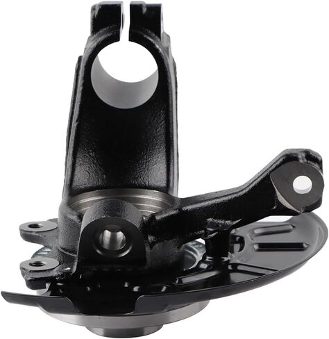 Steering Knuckle Wheel Bearing Hub Front Left Driver Side Compatible with 1999-2005 Volkswagen Jetta, 2000-2007 Golf, 1999-2010 Beetle, 2010 Beetle Cabrio, 288 mm Rotor Only in Saudi Arabia