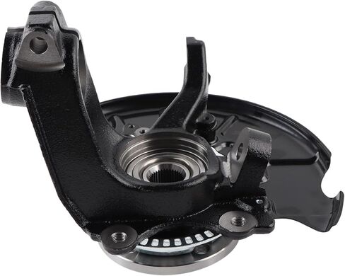 Steering Knuckle Wheel Bearing Hub Front Left Driver Side Compatible with 1999-2005 Volkswagen Jetta, 2000-2007 Golf, 1999-2010 Beetle, 2010 Beetle Cabrio, 288 mm Rotor Only in Saudi Arabia