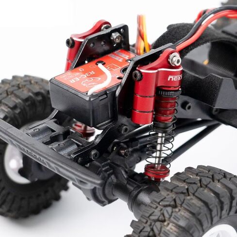 ممتصات الصدمات لخزان السباق من Nexx (4 قطع) لـ 1/18 RC Crawler Redcat Ascent-18 - سيارة التحكم عن بعد، سيارات RC، أجزاء ترقية RC Crawler 1/18 4WD Nexx Racing (HELIDIRECT) (أسود - 53 مم) in Kuwait
