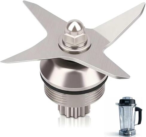 48 oz Stainless Steel Blending Container — BPA-Free, Compatible with Vitamix Models Including 5200, 5000, 6300, VM0103, VM0197, E310, A2500, and Classic/Commercial Series Blenders in Saudi Arabia