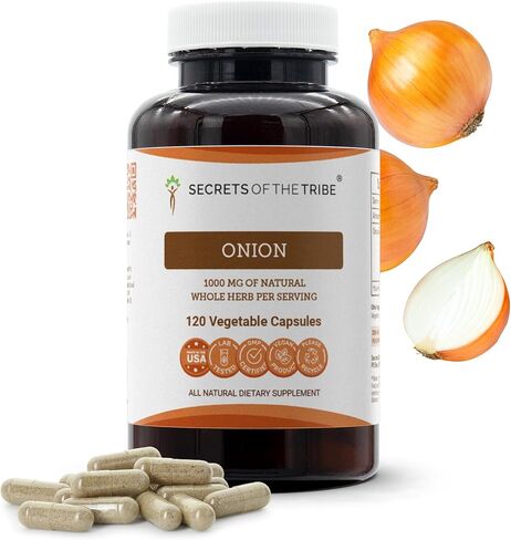 Secrets of the Tribe Onion 60 كبسولة، 1000 مجم، البصل (Allium Cepa) المجفف (60 كبسولة) in Saudi Arabia