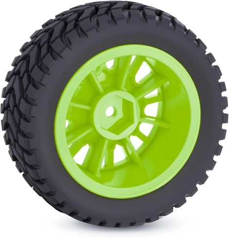 4PCS RC Rally Car Tyres 12mm Hex Hub Wheel Rims Tires NOT Pre-Glued for 1/16 1/14 1/12 1/10 Scale Off Road Buggy On-Road Touring Car Upgrade Parts (White) in Saudi Arabia