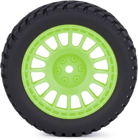 4PCS RC Rally Car Tyres 12mm Hex Hub Wheel Rims Tires NOT Pre-Glued for 1/16 1/14 1/12 1/10 Scale Off Road Buggy On-Road Touring Car Upgrade Parts (White) in Saudi Arabia