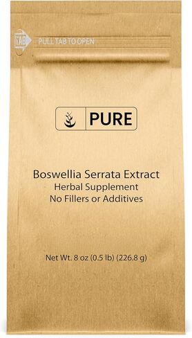 مكونات أصلية نقية، مستخلص بوسويليا سيراتا (1 رطل) مسحوق مكمل عشبي، غير معدّل وراثيًا in Kuwait