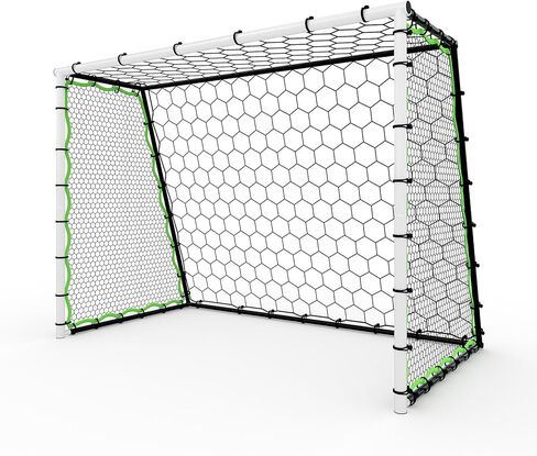Soccer Goal Rebounder Trainer 3-in-1 Net, 7X5 FT Large Ultra-Responsive Rebound Net with Ground Stakes for Football Practice, High Passing, Low Passing & Shoot, Outdoor Backyard Soccer Training in Saudi Arabia
