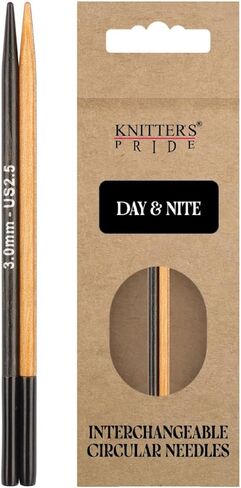 Knitter’s Pride Day & Nite Special Interchangeable Circular Needles 4"" (10cm) – US Size 10.75 (7mm) in Saudi Arabia