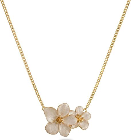 White Flower Necklace for Women Floral Pendant Necklaces Dainty Statement Necklace Choker Necklaces Floral Jewelry in Saudi Arabia