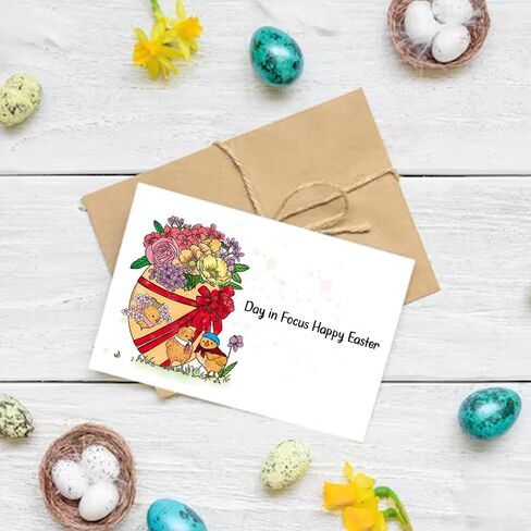 Easter Backgroud Clear Rubber Stamps for Card Making Decorative Easter Floral Wreath Rubber Transparent Silicone Stamp for DIY Scrapbooking Supplies Embossing Paper Card Album Decoration Craf in Saudi Arabia