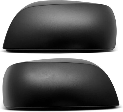 A-Premium 2 PCS Driver and Passenger Side Rearview Mirror Covers Caps - Compatible with Subaru Forester 2014-2018, Impreza 2012-2014, XV Crosstrek 2013-2014 - Smooth Black, Without Turn Signal Hole in Saudi Arabia