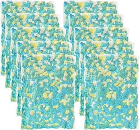 Welacer Shredded Memory Foam Filling 15lbs for Bean Bag Filler, Pillow Stuffing Cushion Arts Crafts Refill, Added Gel Particles, Premium Soft and Great for Stuffing, Shape(Blue) in Saudi Arabia