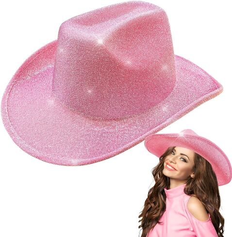 Red Felt Cowboy Hat,Western Cowgirl Hats with Wind Lanyard for Cosplay Classic Role Bride Costume Accessories Wedding Party Supplies Women Men Boys Girls in Saudi Arabia