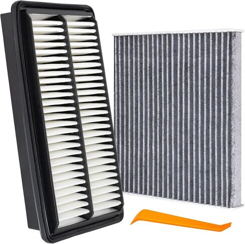 Engine Air Filter & Cabin Air Filter Combo Kit Compatible with 2022-2025 Toyota Tundra, 2023-2025 Toyota Sequoia 3.4L V6, Replaces 17801-F4010, 17801F4010, 87139-0C010, 871390C010 in Saudi Arabia