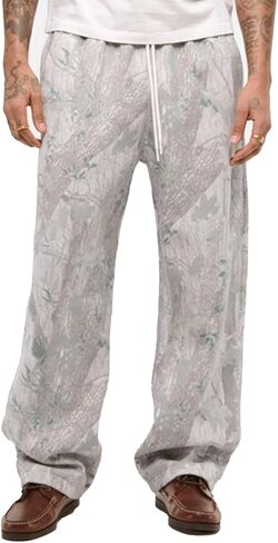 Baggy Camo Sweatpants Men Workout Camoflash Pants for Men Causal Lounge Army Fatigue Pants Baggy Camouflage in Saudi Arabia