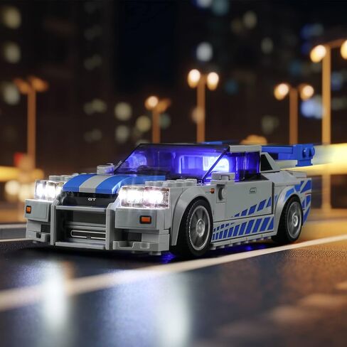 ضوء LED LIGHTAILING لـ Lego-77255 Lightning McQueen - سهل التركيب، أسلاك مخفية، ديكور منزلي وجاهز للهدايا (النموذج غير متضمن) in Kuwait