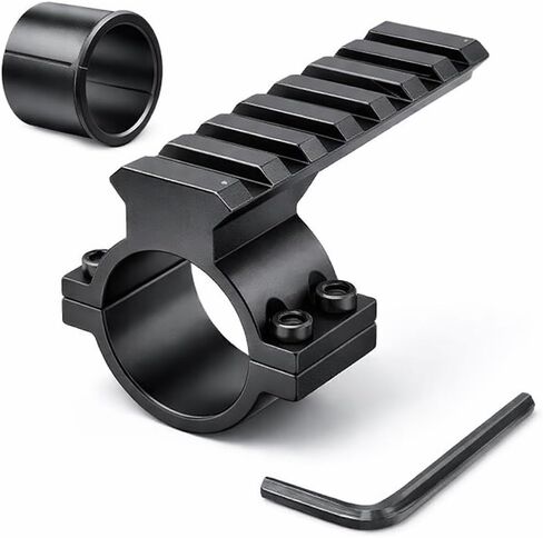 Gotical Universal 1 "/ 30 مم نطاق التثبيت إلى محول السكك الحديدية Picatinny الفردي - حامل تكتيكي ذو 6 فتحات للمصابيح الكاشفة والليزر ومشاهد النقطة الحمراء in Kuwait