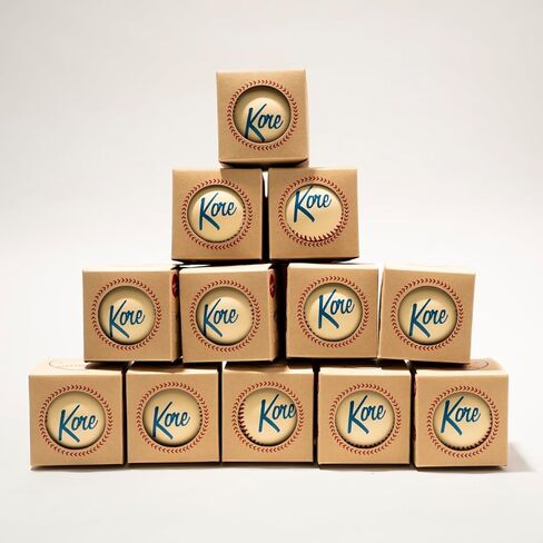 Kore Soft Baseball – Hand-Stitched Real Feel Foam Baseballs | Safe Indoor & Outdoor Practice Ball for Backyard Play | Baseball Gift or Desk Toy | Stocking Stuffer | Party Favors | (4) in Saudi Arabia