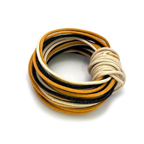 Cloth-Covered Waxed Vintage-Style Pushback Guitar Wire, 15 Ft,(5-White/5-Black/5-Yellow) Pushback Wire for Electric Guitar Upgrades Kits in Saudi Arabia