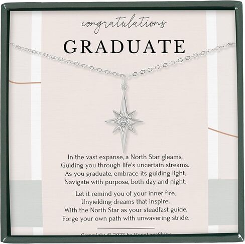 HOPE LOVE SHINE Necklace – College or High School Graduation Jewelry for Her, Best Friend Gift in Saudi Arabia