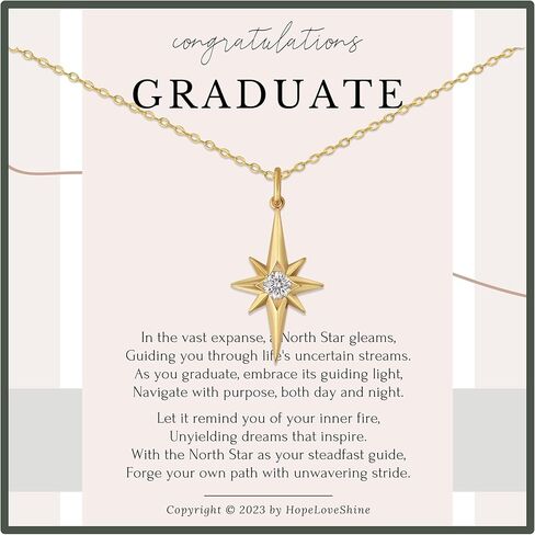 HOPE LOVE SHINE Necklace – College or High School Graduation Jewelry for Her, Best Friend Gift in Saudi Arabia