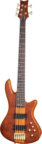 Schecter Stiletto Studio 5 Bass Guitar - See-Thru Black Satin in Saudi Arabia