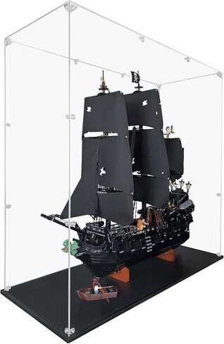 حافظة عرض أكريليك متوافقة مع Lego River Steamboat #21356، حافظة عرض مقاومة للغبار (الحافظة فقط) (مجموعات Lego غير متضمنة) in Kuwait