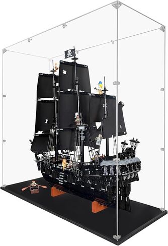حافظة عرض أكريليك متوافقة مع Lego River Steamboat #21356، حافظة عرض مقاومة للغبار (الحافظة فقط) (مجموعات Lego غير متضمنة) in Kuwait