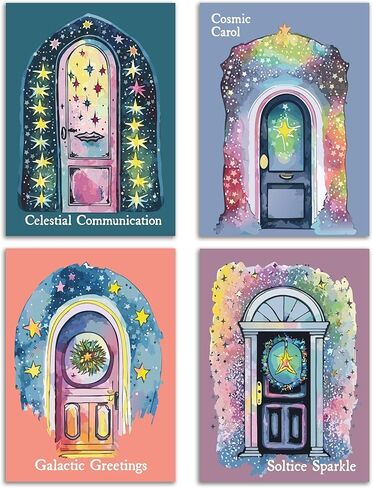 Ritzy Rose 24 Starry Night Celestial Cards in 12 Ethereal Designs + Envelopes in Kuwait