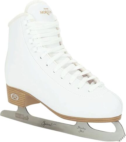 Riedell Horizon Junior Kids Ice Skates for Girls and Boys - Supportive Uppers with Plush Padded Lining, Smooth Stainless Steel Blades, and PVC Soles in Saudi Arabia