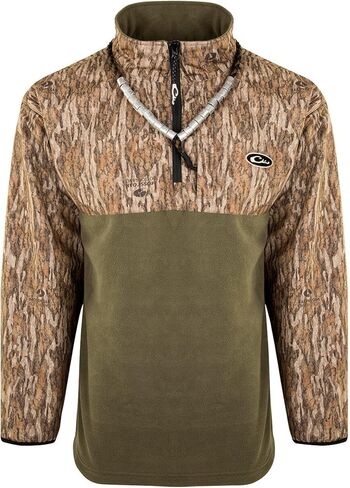 Drake Waterfowl Men's MST Quarter 1/4 Zip Refuge Eqwader Waterproof Windproof Breathable Resistant Outdoor Hunting Jacket in Saudi Arabia