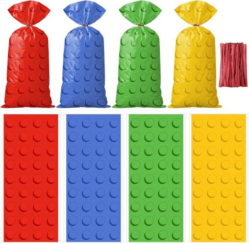 100 قطعة من حقائب هدايا Pi Day مع ربطات عنق من Glenmal، أكياس سيلوفان لحفلات Pi Day Math Favors، أكياس حلوى الرياضيات مقاس 10.8 × 5 بوصة لمناسبات الفصل الدراسي والمدرسة في 14 مارس in Kuwait