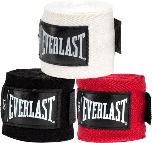 Everlast Core Handwraps 120in - لفافات يد الملاكمة للقفازات ودعم المعصم والمفاصل in Kuwait