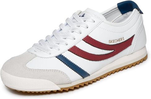 Skechers Women's Topnotch City Dream Sneaker, White/Navy/Red, 8.5 in Saudi Arabia