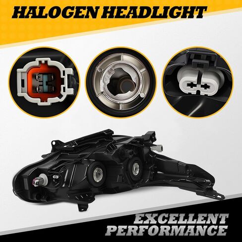 Passenger Side Halogen Headlight Compatible with Sentra S/SV 2020-2022 Headlamp 260106LB0A (Right) in Saudi Arabia