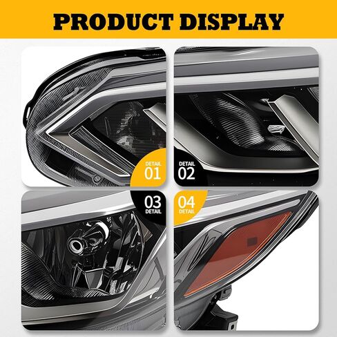 Passenger Side Halogen Headlight Compatible with Sentra S/SV 2020-2022 Headlamp 260106LB0A (Right) in Saudi Arabia