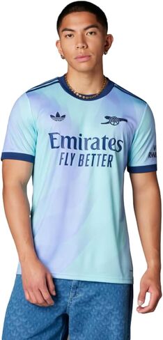 adidas Men's Soccer Arsenal 24/25 Third Jersey - Bold Design with Recycled Materials for Energetic Support in Saudi Arabia