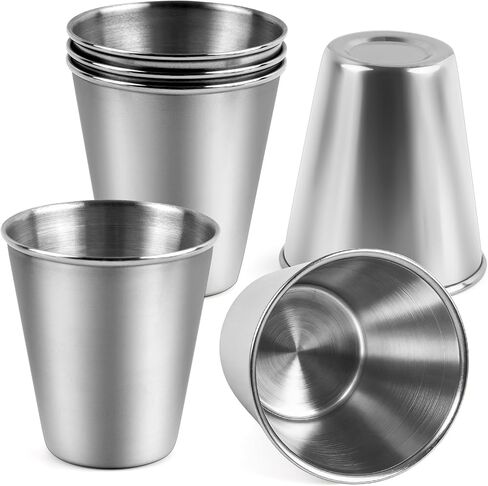 AUEAR, 12 Pack 2.3 Ounce/70 ml Stainless Steel Shot Glass Espresso Cups Barware Drinking Vessel for Bar Home Restaurant in Saudi Arabia