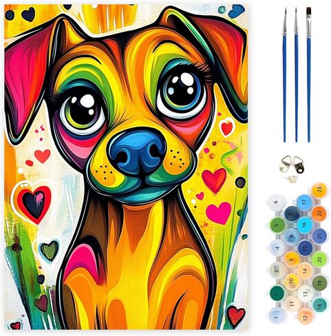 MEIYUDA Flowers Woman Paint by Numbers Kit, Beach Paint by Numbers for Adults Beginners, DIY Acrylic Oil Painting by Number on Canvas for Home Wall Decor Gift 12x16in in Saudi Arabia