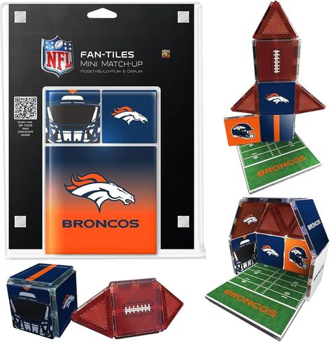 بلاط كريات أون كانساس سيتي تشيفز NFL Fan-Tiles المغناطيسي المتطابق | مجموعة بناء مكونة من 17 قطعة للأطفال والكبار | مقتنيات فريق الدوري الوطني لكرة القدم الأمريكية المرخصة رسميًا | البناء واللعب والعرض (يتوفر جميع الفرق الـ 32) in Kuwait