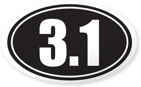 CafePress 3.1 Black Oval Oval Car Bumper Sticker in Saudi Arabia
