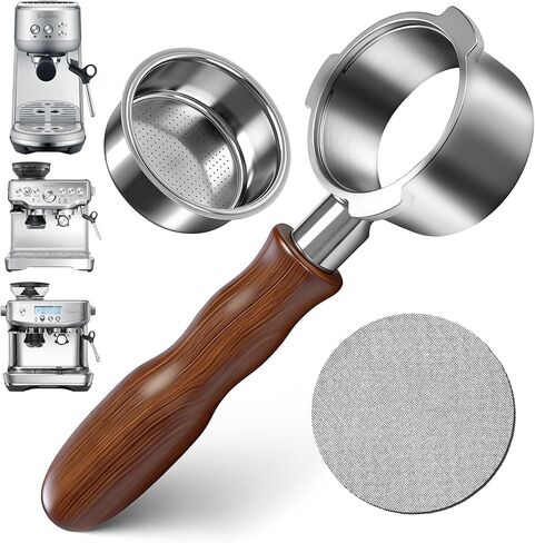 Bottomless Portafilter 51mm Compatible with CASABREWS CM5418, 5418Pro & 3700Essential - Stainless Steel 3-Ear Portafilter with Puck Screen & Filter Basket in Saudi Arabia