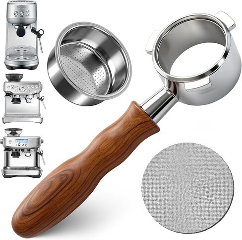 Bottomless Portafilter 51mm Compatible with CASABREWS CM5418, 5418Pro & 3700Essential - Stainless Steel 3-Ear Portafilter with Puck Screen & Filter Basket in Saudi Arabia