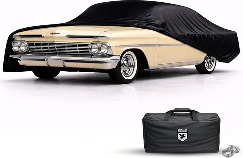 Car Covers Weatherproof Max Car Cover & Warranty Compatible with Chevrolet 1961-1964 Impala – Outdoor Cover Theft Cable Lock Car Accessories Better Than Waterproof in Kuwait