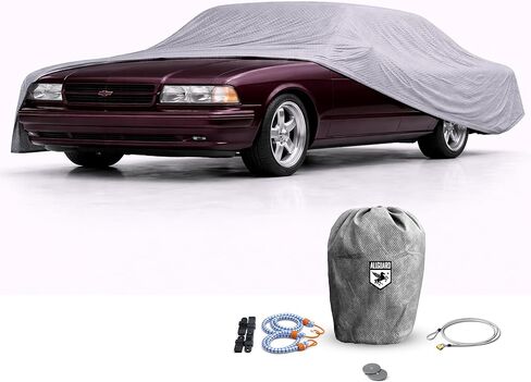 Car Covers Weatherproof Max Car Cover & Warranty Compatible with Chevrolet 1961-1964 Impala – Outdoor Cover Theft Cable Lock Car Accessories Better Than Waterproof in Kuwait