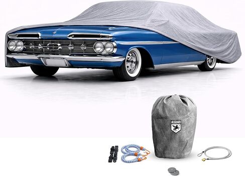 Car Covers Weatherproof Max Car Cover & Warranty Compatible with Chevrolet 1961-1964 Impala – Outdoor Cover Theft Cable Lock Car Accessories Better Than Waterproof in Kuwait