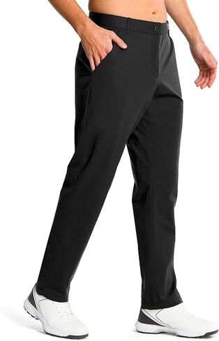 NORTHYARD Men's Golf Pants Stretch Work Dress Pant 30"/32"/34" Quick Dry Lightweight Casual Flat Front Trouser with Pockets in Saudi Arabia