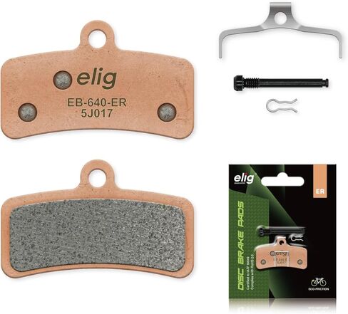 ELIG Bike Disc Brake Pads for Shimano Deore XT M8020, M8120/Saint M810, M820/SLX M7120/XTR M9120/Zee M640/Tektro Orion 4P, Dorado/Trp Quadiem, Slate T4 ｜MTB/eMTB/Downhill/All Mountain/Trail in Saudi Arabia